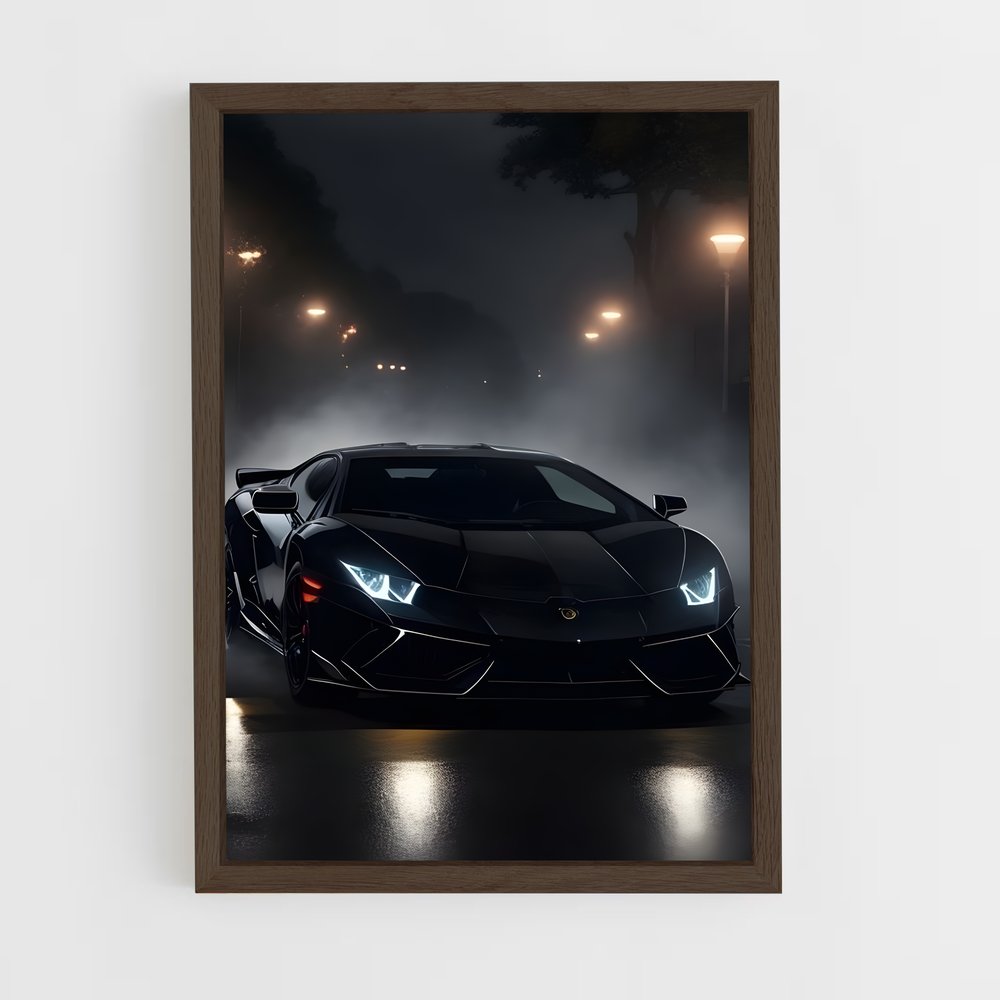 Poster Voiture Noire – affiche Bugatti (vue 5)